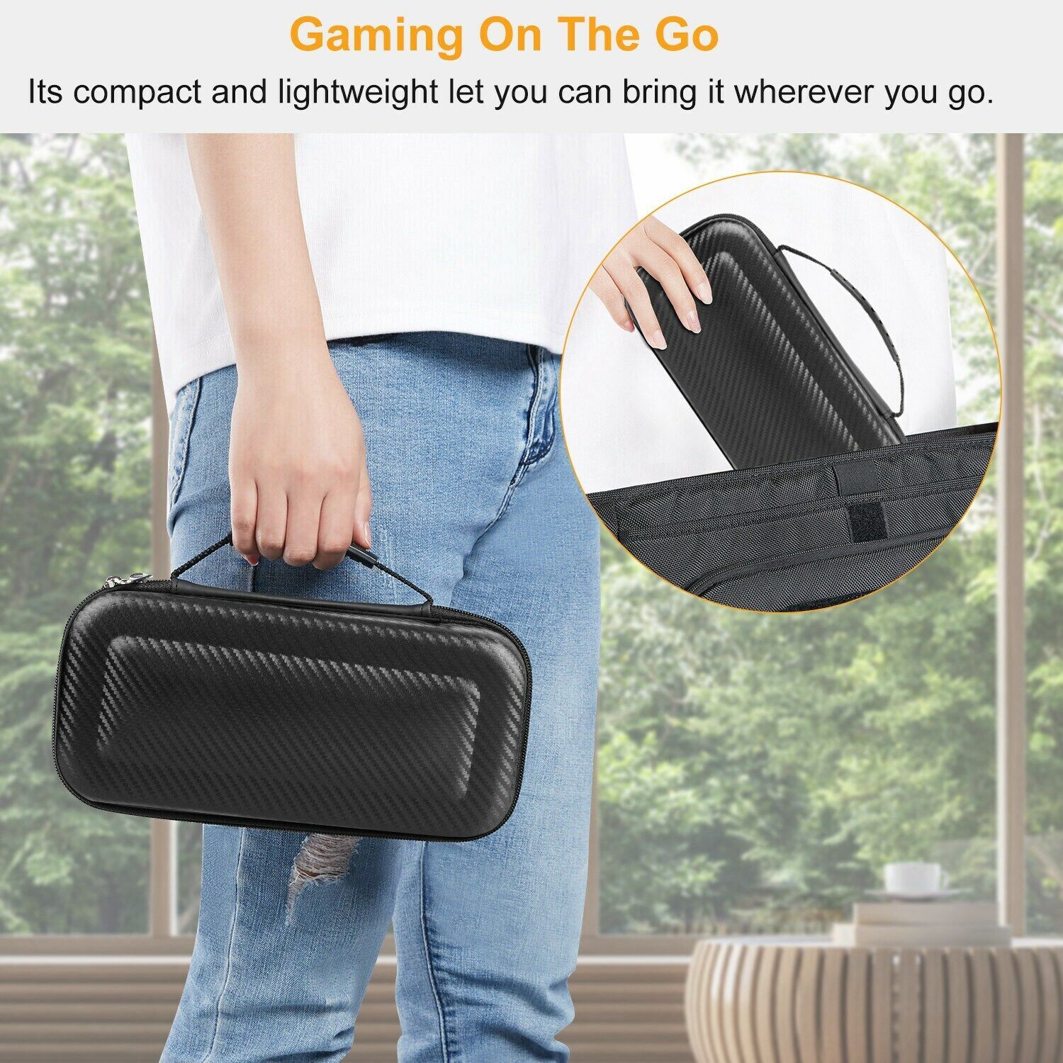 Carry Case for Nintendo Switch Console Protective Hard EVA Case Shell Pouch Case