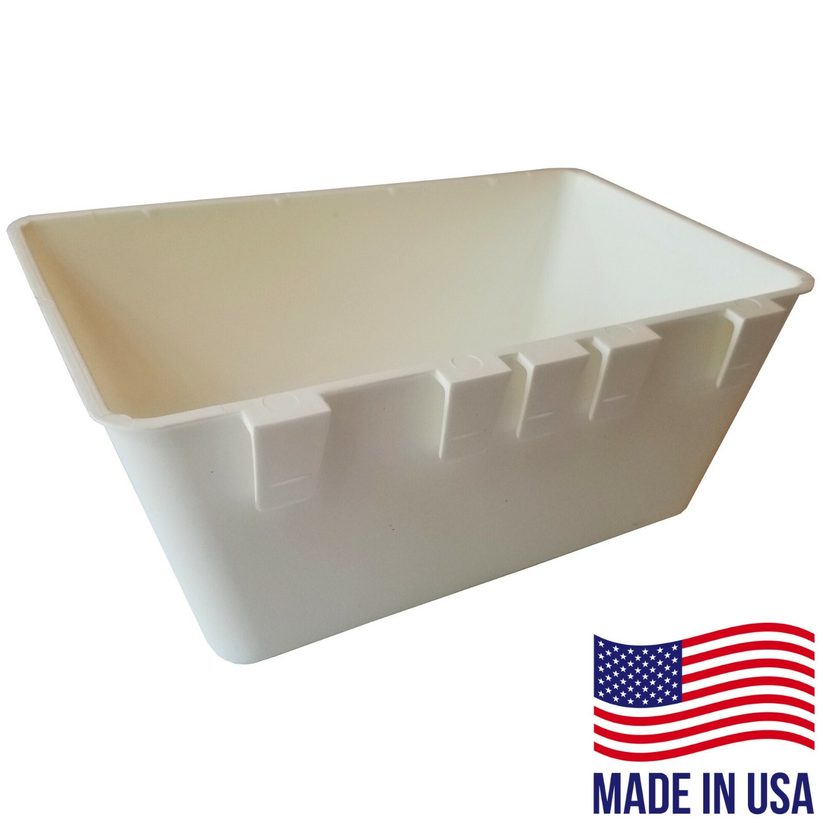 Pinnon Hatch Farms 2 Pack White 1/2 Gallon/64 Fl Oz Hanging Cage Cups