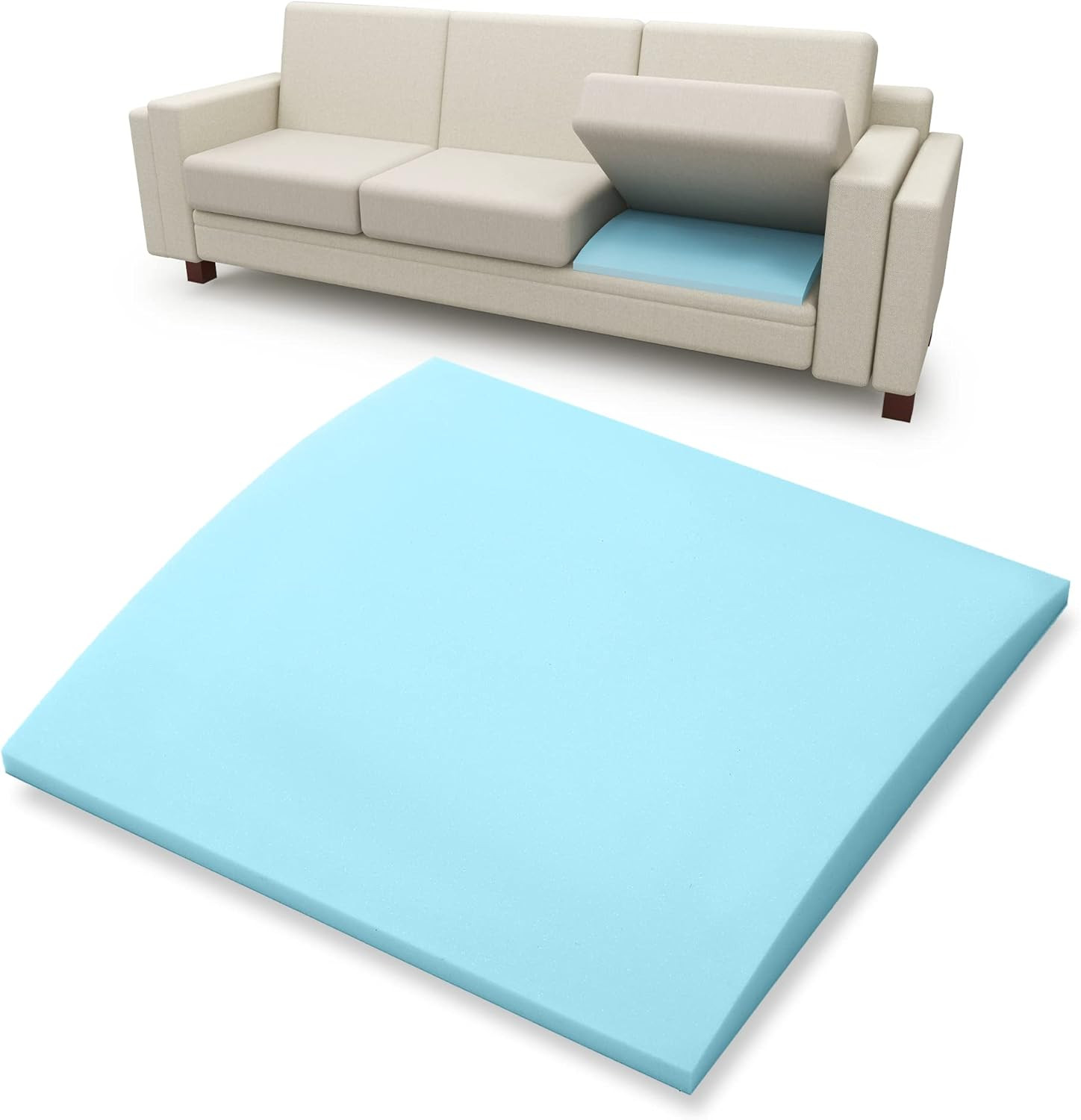 Tromlycs Couch Sofa Cushion Support for Sagging Seat Arched Furniture Seat under