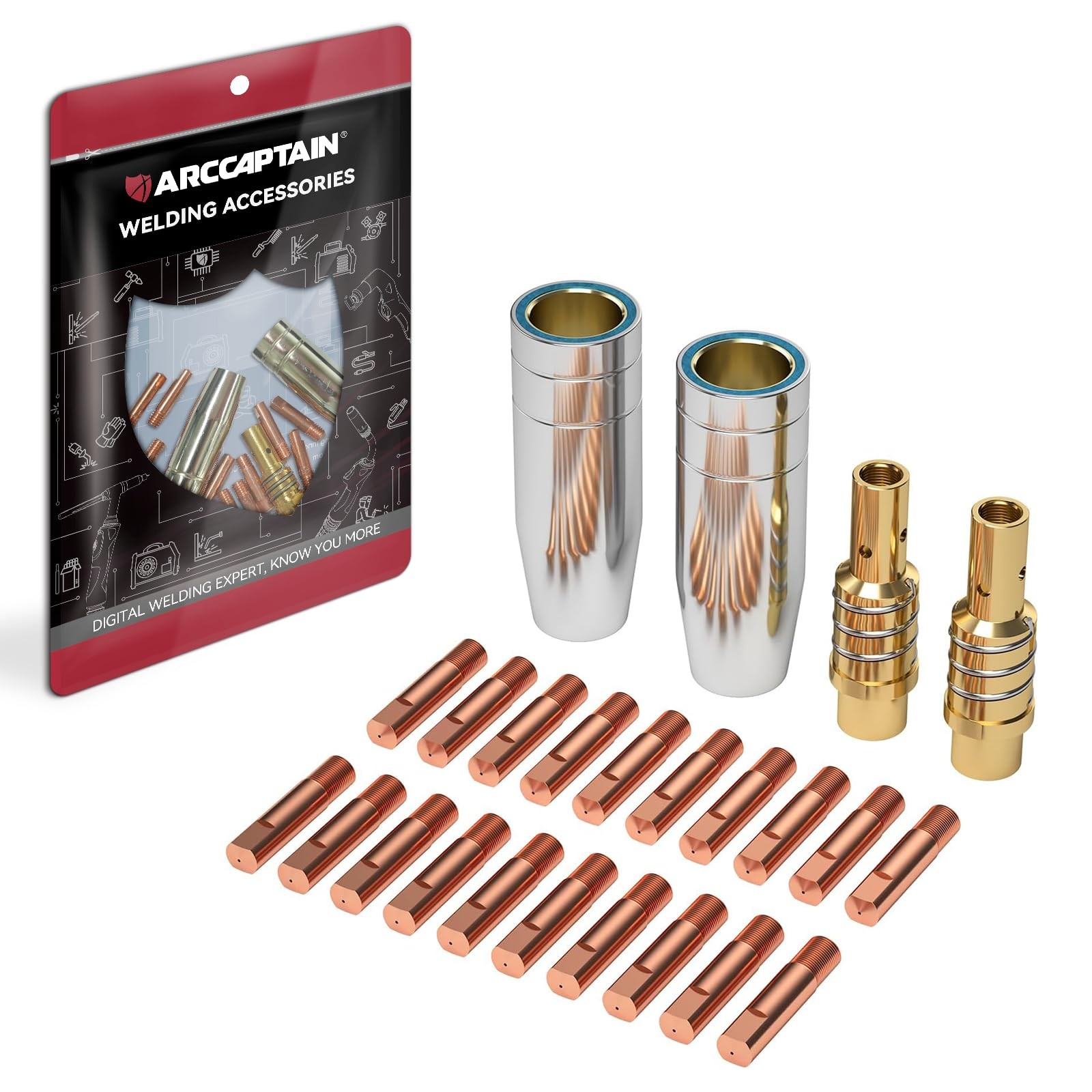 ARCCAPTAIN MIG Welding Gun Kit .035" for MB15 & ARCCAPTAIN MIG200 MIG130