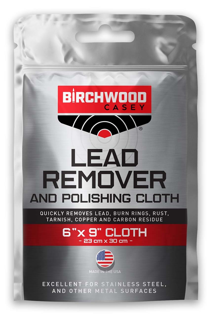 Birchwood Casey Lead Remover & Polishing Cloth 6"x9"-31002