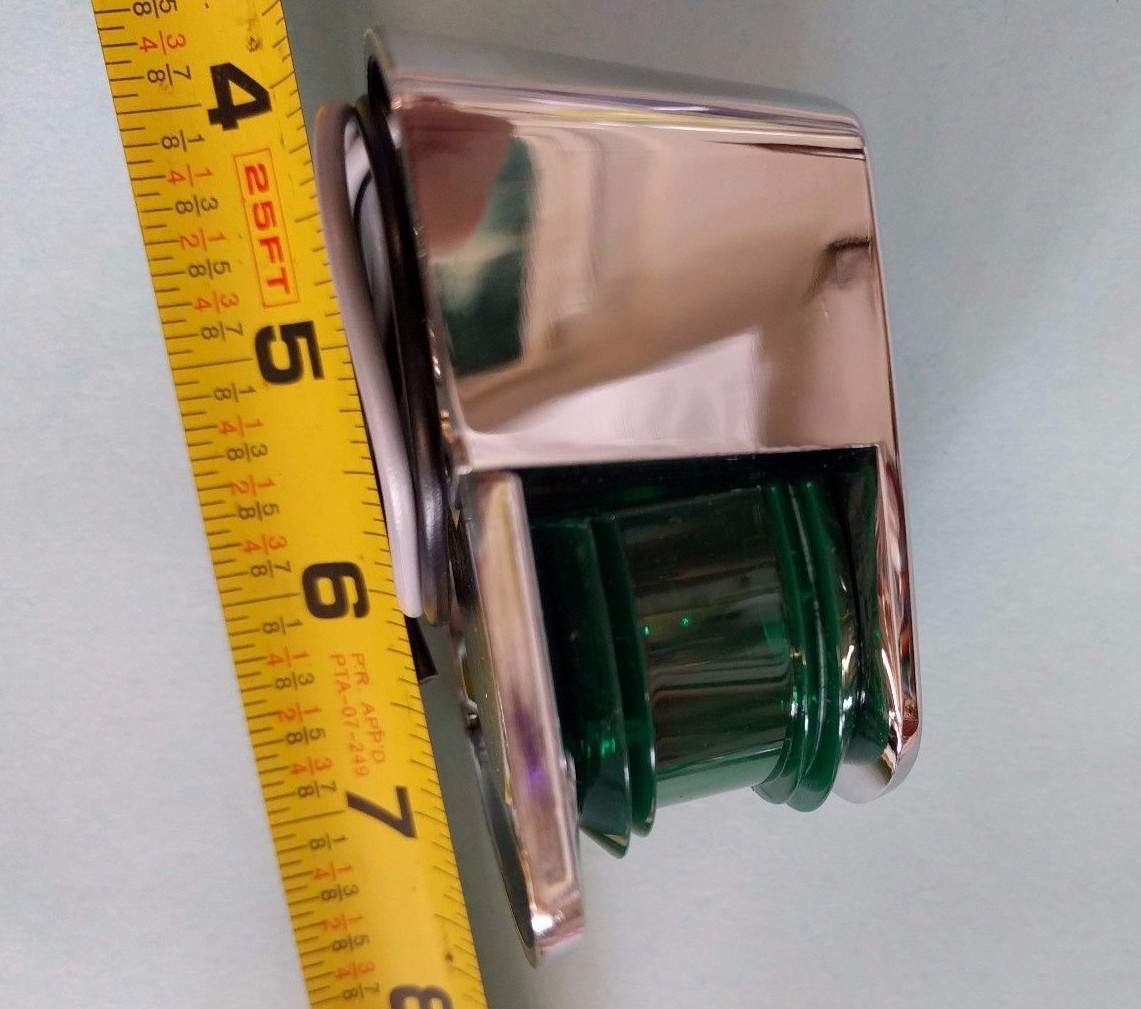 Marine Boat Combination Bow Light Chrome Plated Zinc Housing 7-0841
