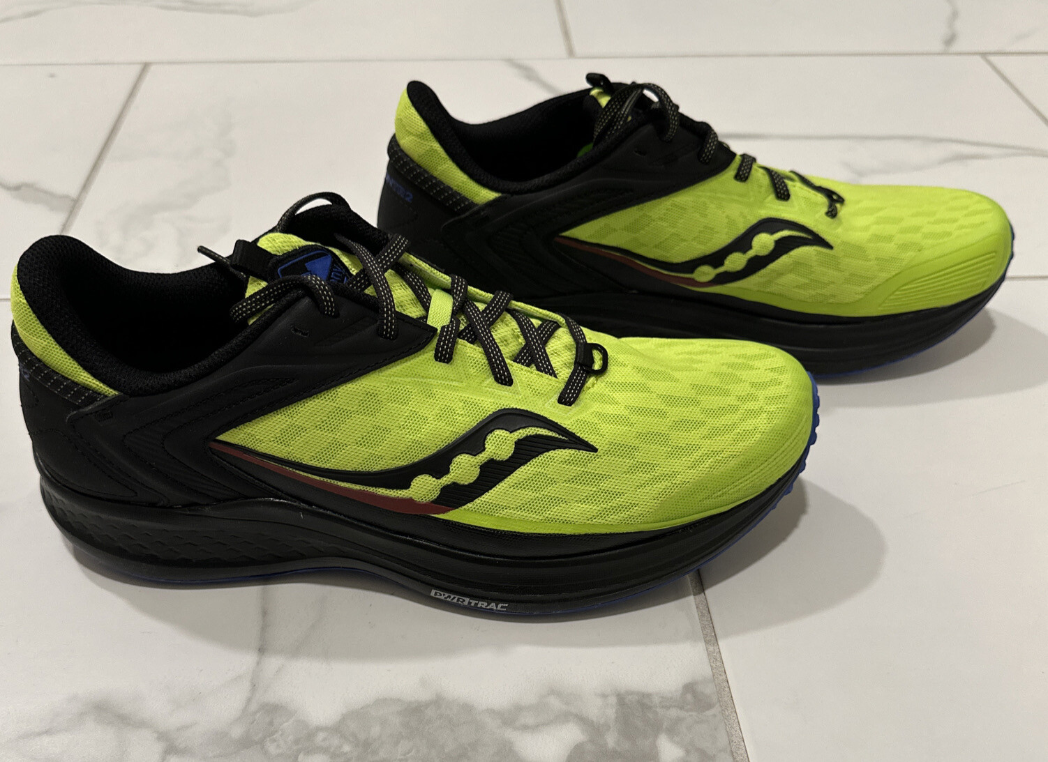Saucony Mens Canyon TR2 Trail Running Shoes Trainer Lace Up Low Top Yellow 10.5