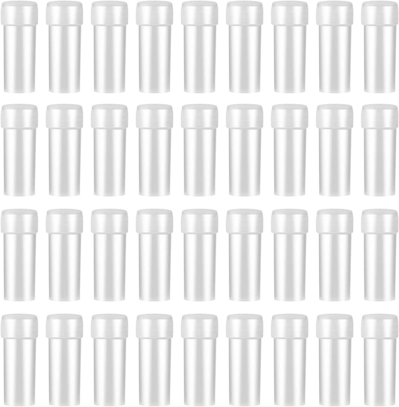100Pcs 5ML Small Pill Plastic Containers Empty Pill Bottles Sample Bottles Vi...