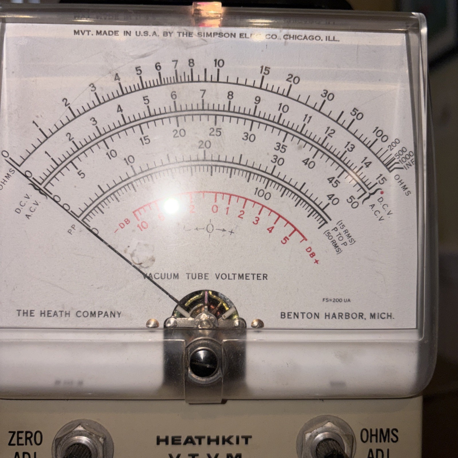 Heathkit VTVM IM-18 Working!