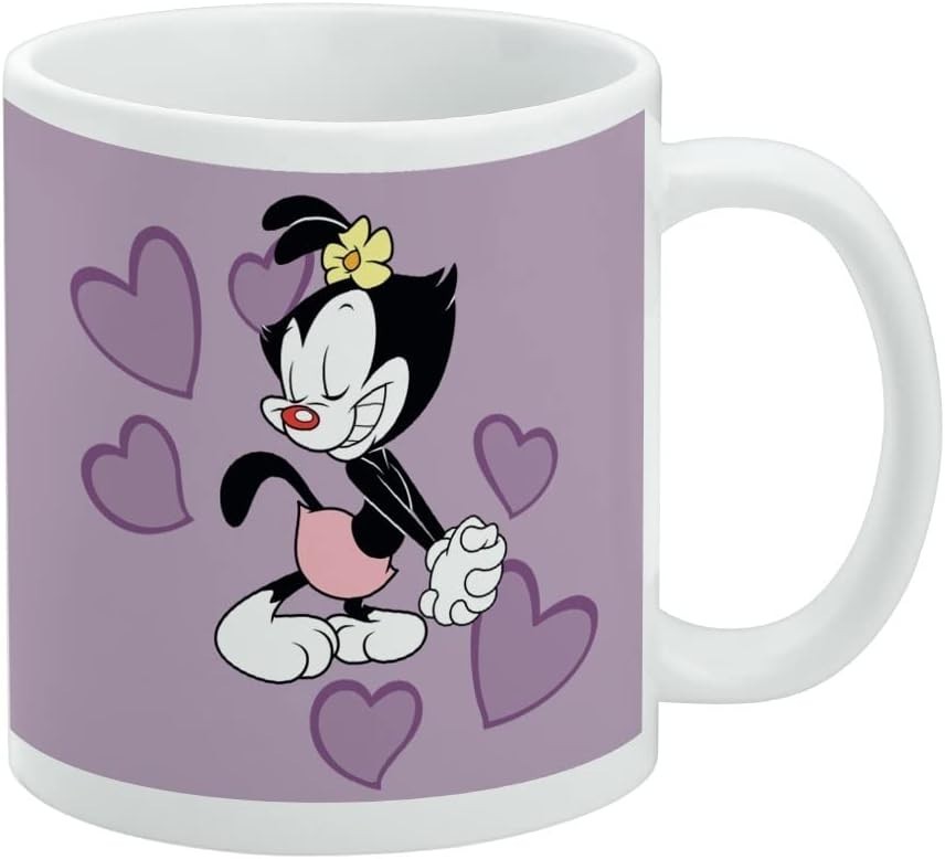 Animaniacs Dot Hearts Licensed Ceramic Coffee Mug 11 oz.