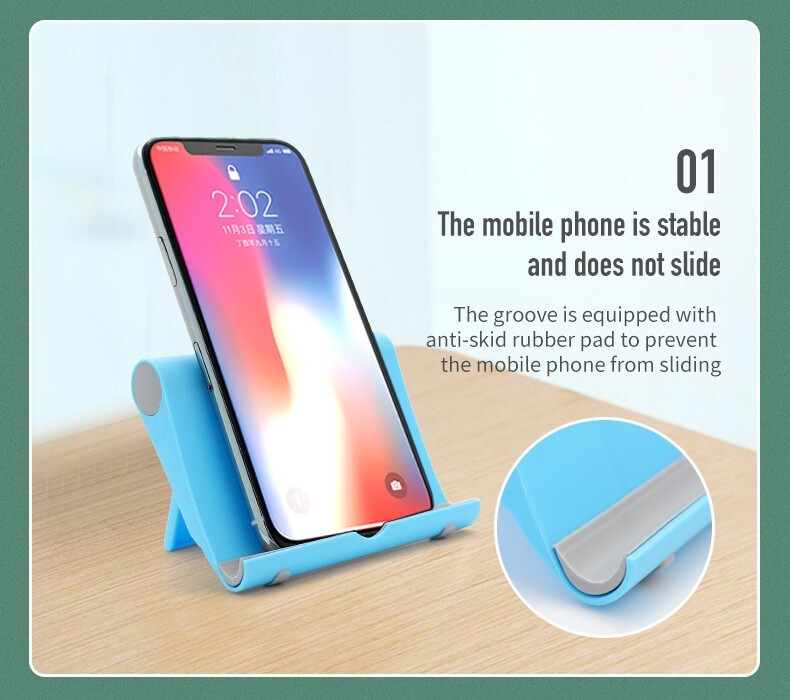 2-Pack For Universal Foldable Cell Phone Tablet Desk Stand Holder Mount Cradle