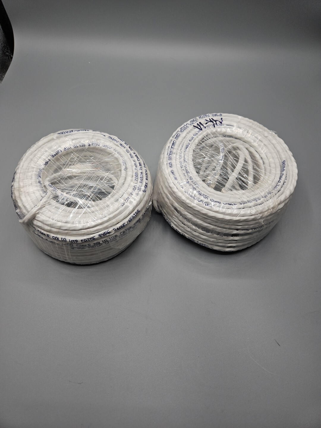 2 UTP CAT5E Premade Cable 100 Ft White BRAND NEW & FACTORY SEALED
