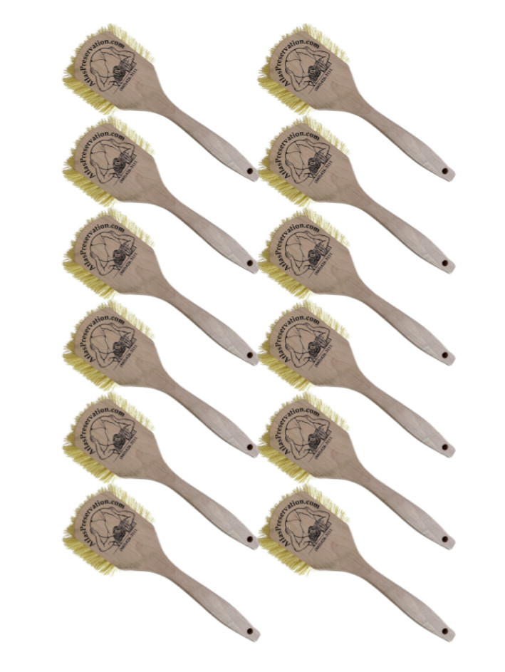 Magnolia Brush - ATLAS - 12" Hardwood Fender Brush - Tampafil-  Full Case (12)