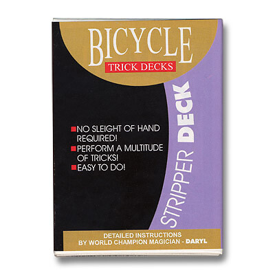 Stripper Deck Bicycle (Blue) by US Playing Card
