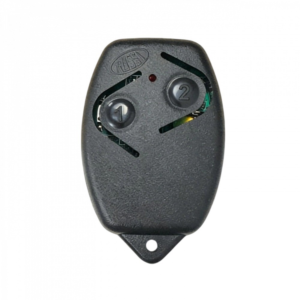 Garage Door Opener 2-Button Remote Black for Rossi 433mhz