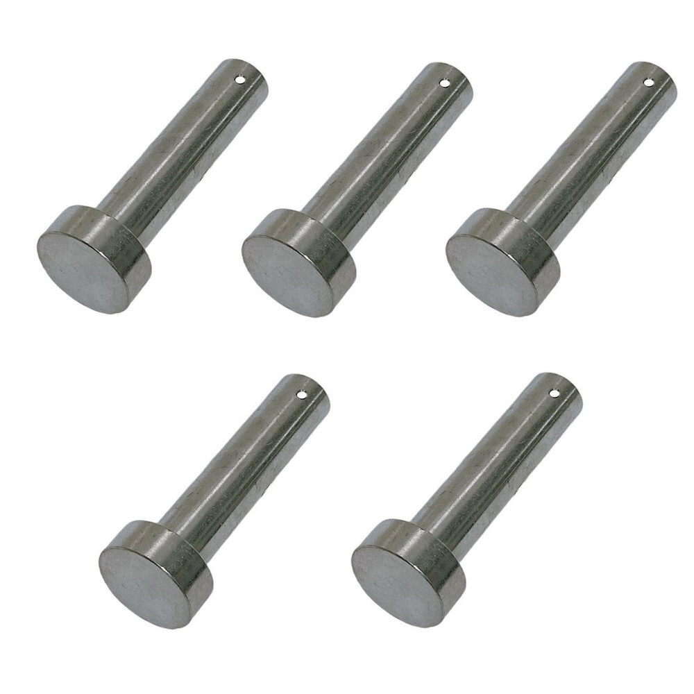 Stainless Steel Marine 3/4" Clevis Pin Round Fastener Pin Yacht Sailing 5 Pcs