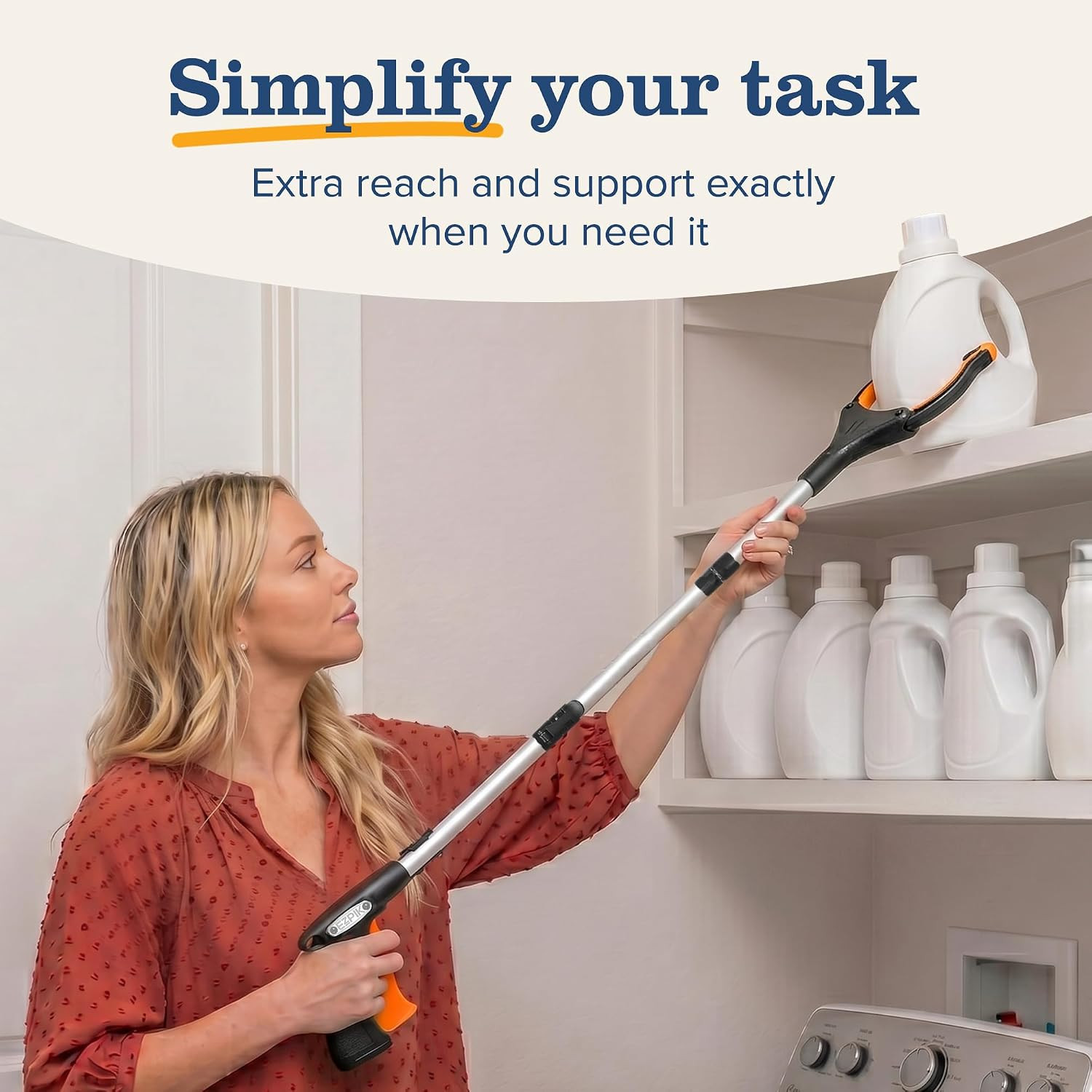 Pro 36" Flexible Folding Grabber Tool for Elderly + Magnets, Reacher