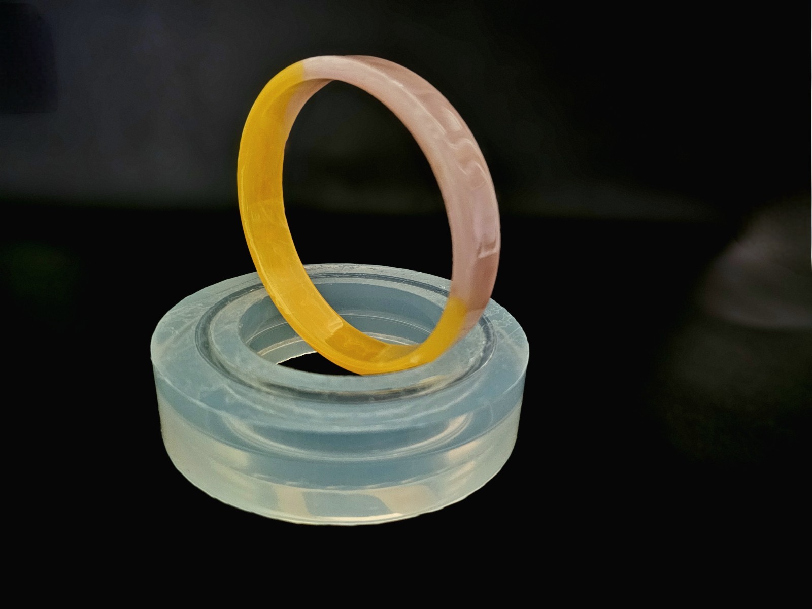 ROUND BRACELET CLEAR SILICONE MOLD, SMOOTH SHINY BRACELET
