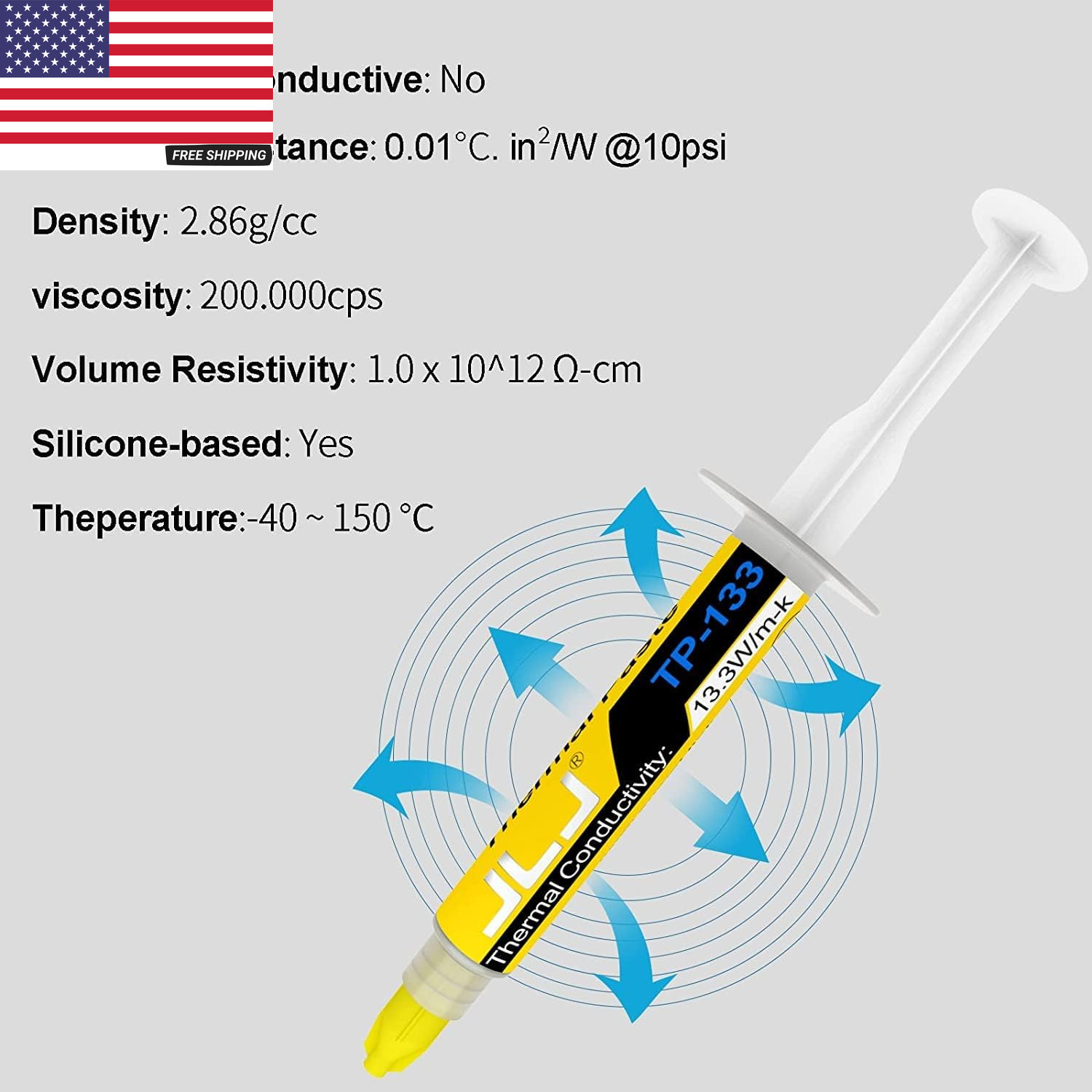 12G CPU Paste Thermal Compound Paste Heatsink for Ic/Processor/Cpu/All Coolers,