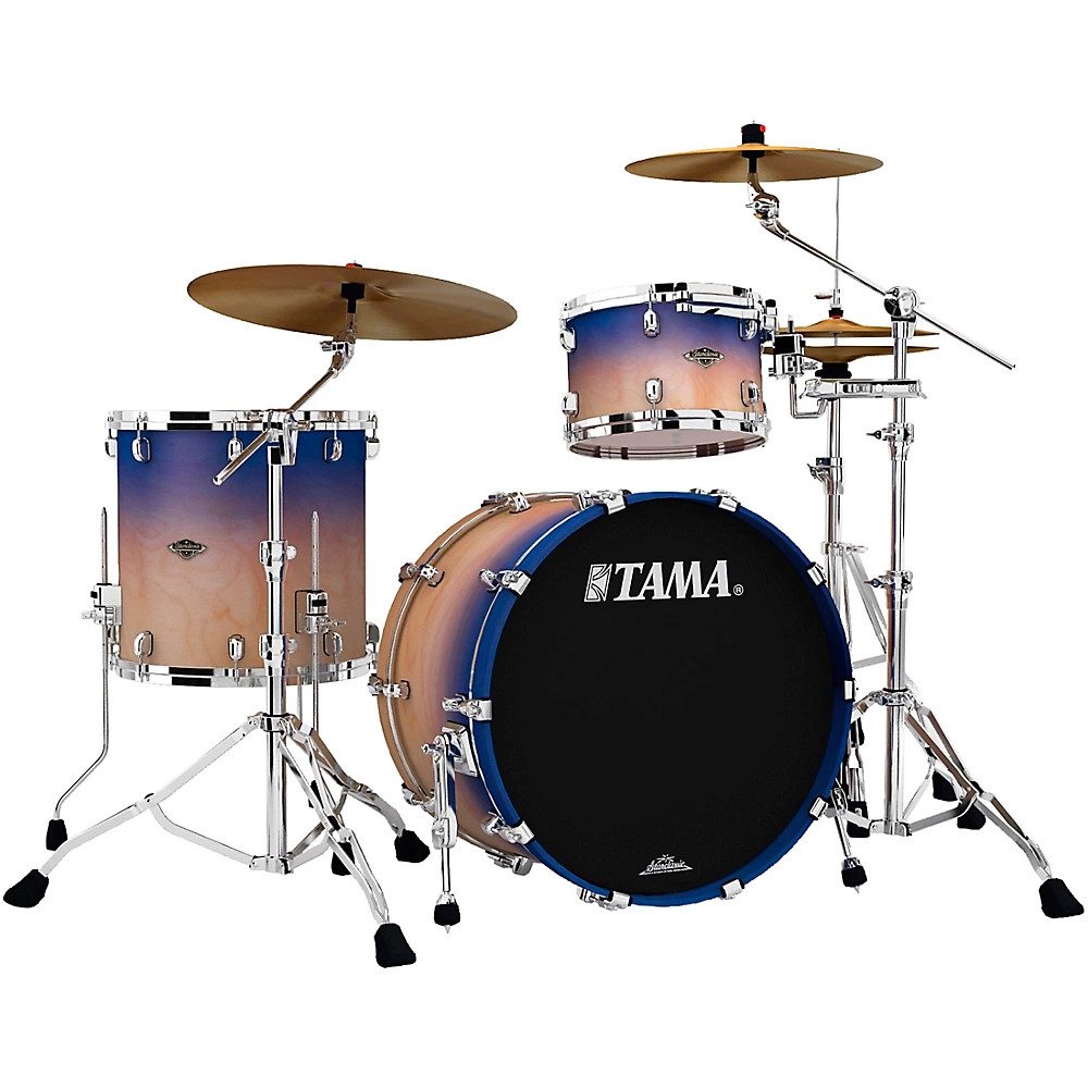 TAMA Starclassic Walnut/Birch 3-Piece Shell Pack w/22" Bass Purp Atmosphere Fade
