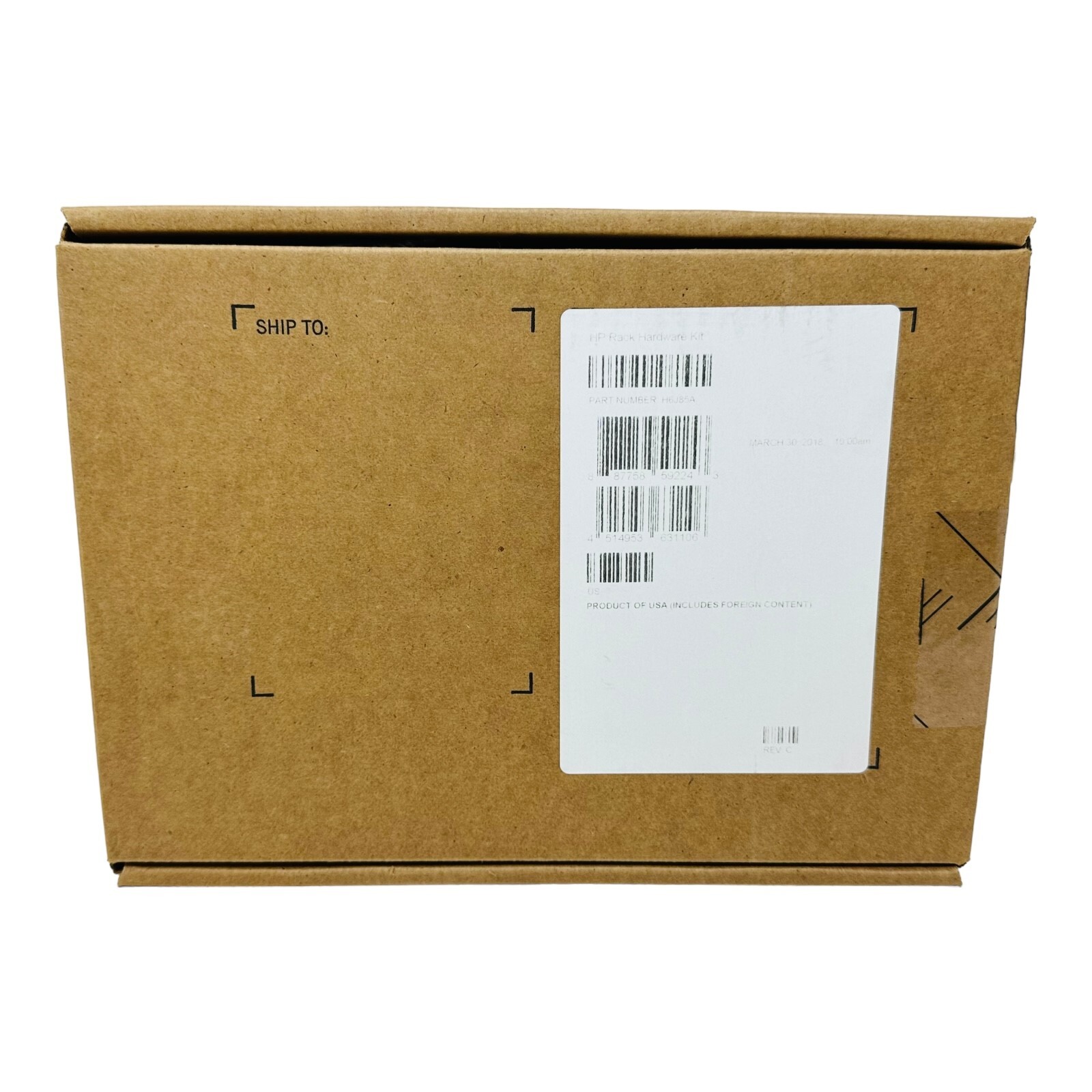 HP P/N H6J85A RACK HARDWARE KIT NEW/UNUSED SURPLUS