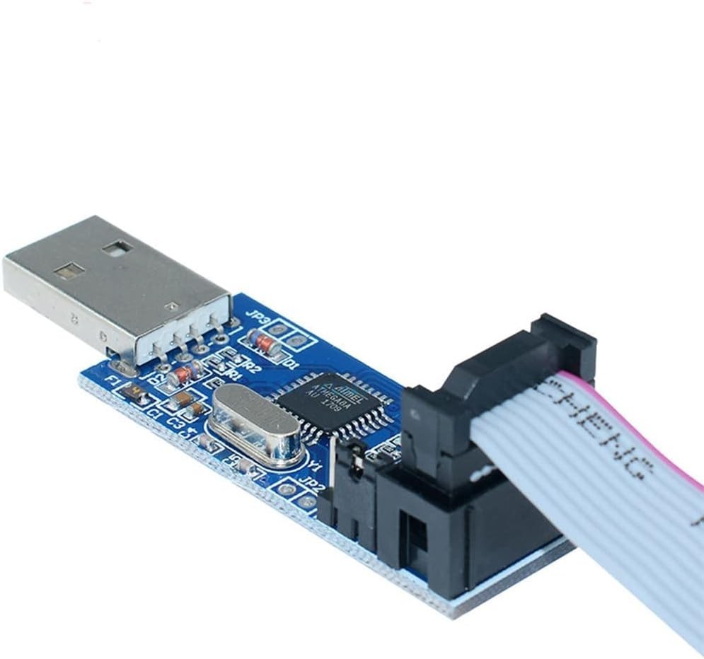 51 AVR ATMEGA8 Programmer USBasp USB ISP 10 Pin USB Programmer 3.3V/5V with C...
