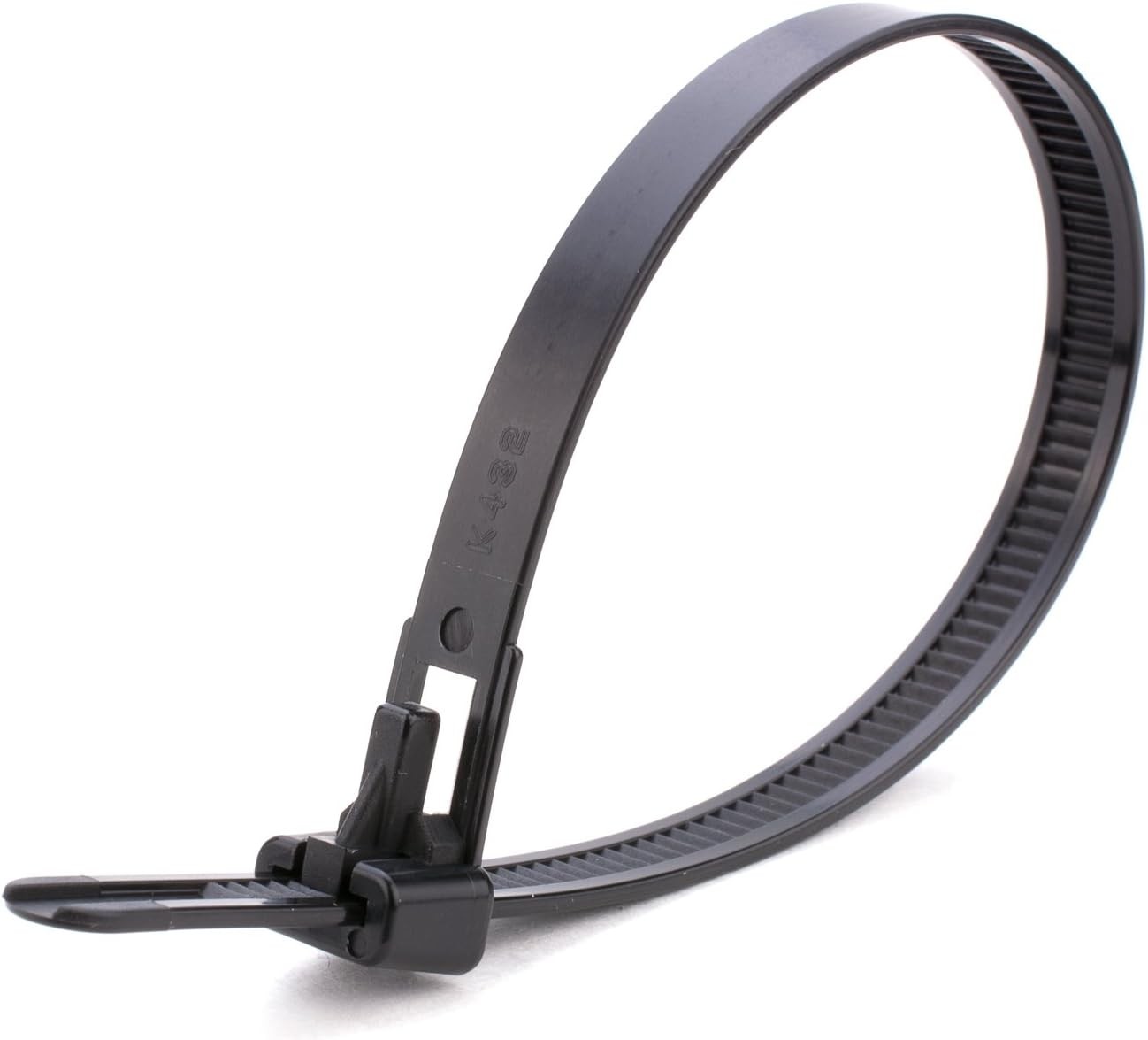 Reusable Zip Ties, 100 Pcs Assorted Fastening Cable Zip Ties 6" 8" 10" 12"