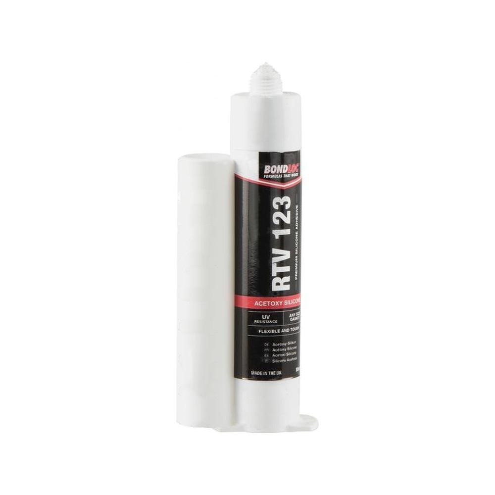 Sparex S.24131 Acetoxy Silicone RTV123, UV Resistance, 80 mL