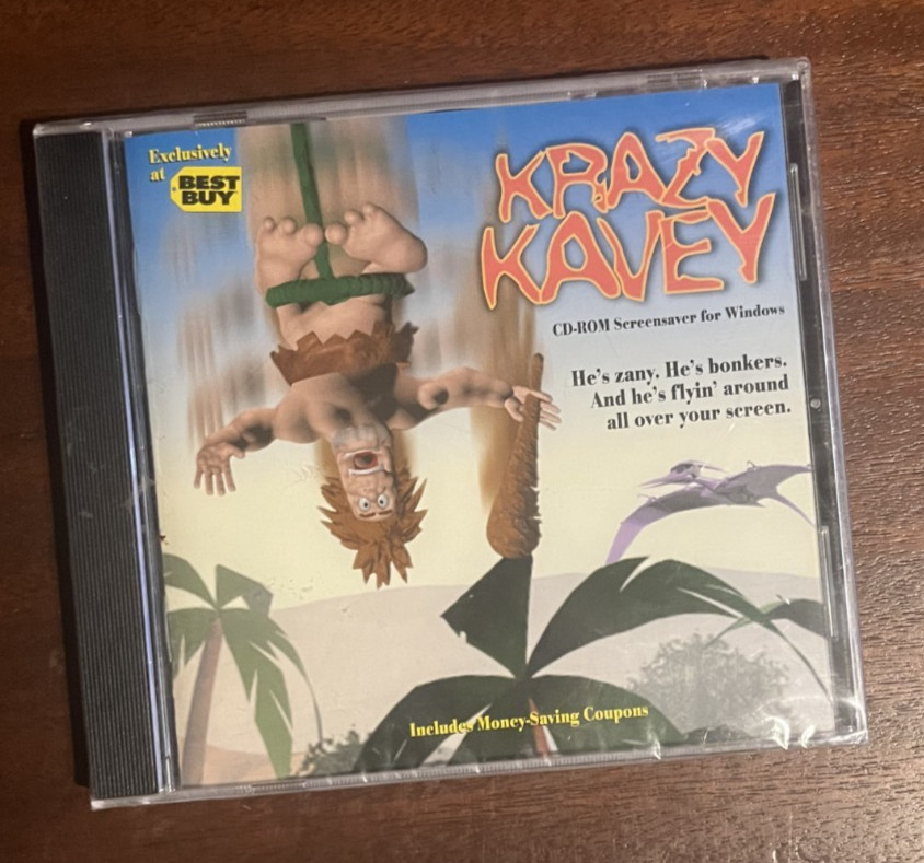 KRAZY KAVEY - Best Buy Exclusive PC CD-ROM Screensaver, NEW!!!