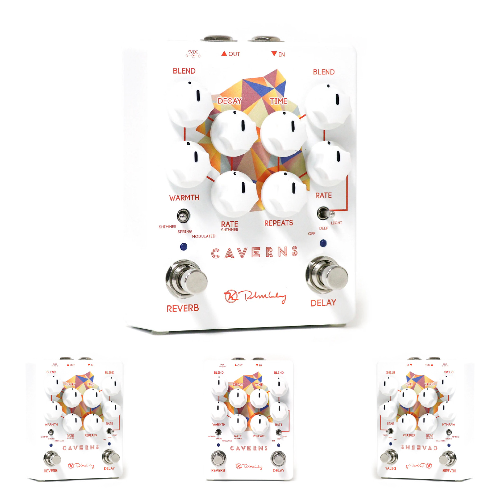 Keeley Caverns V2 Delay and Reverb Pedal + Free Patch Cable - New