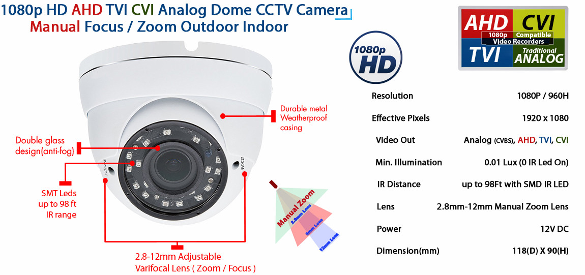 16 Channel HD CCTV Security Camera System 4TB Recording Memory Storage
