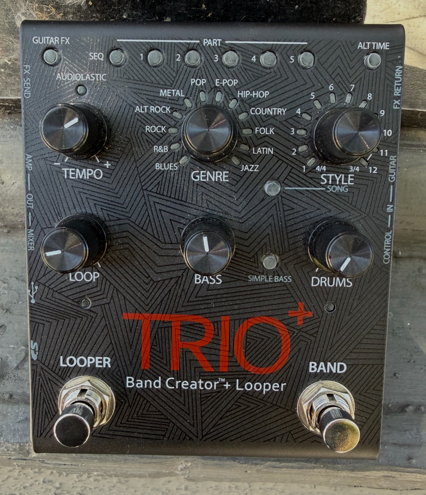 Digitech TRIO PLUS V04 Band Creator + Looper