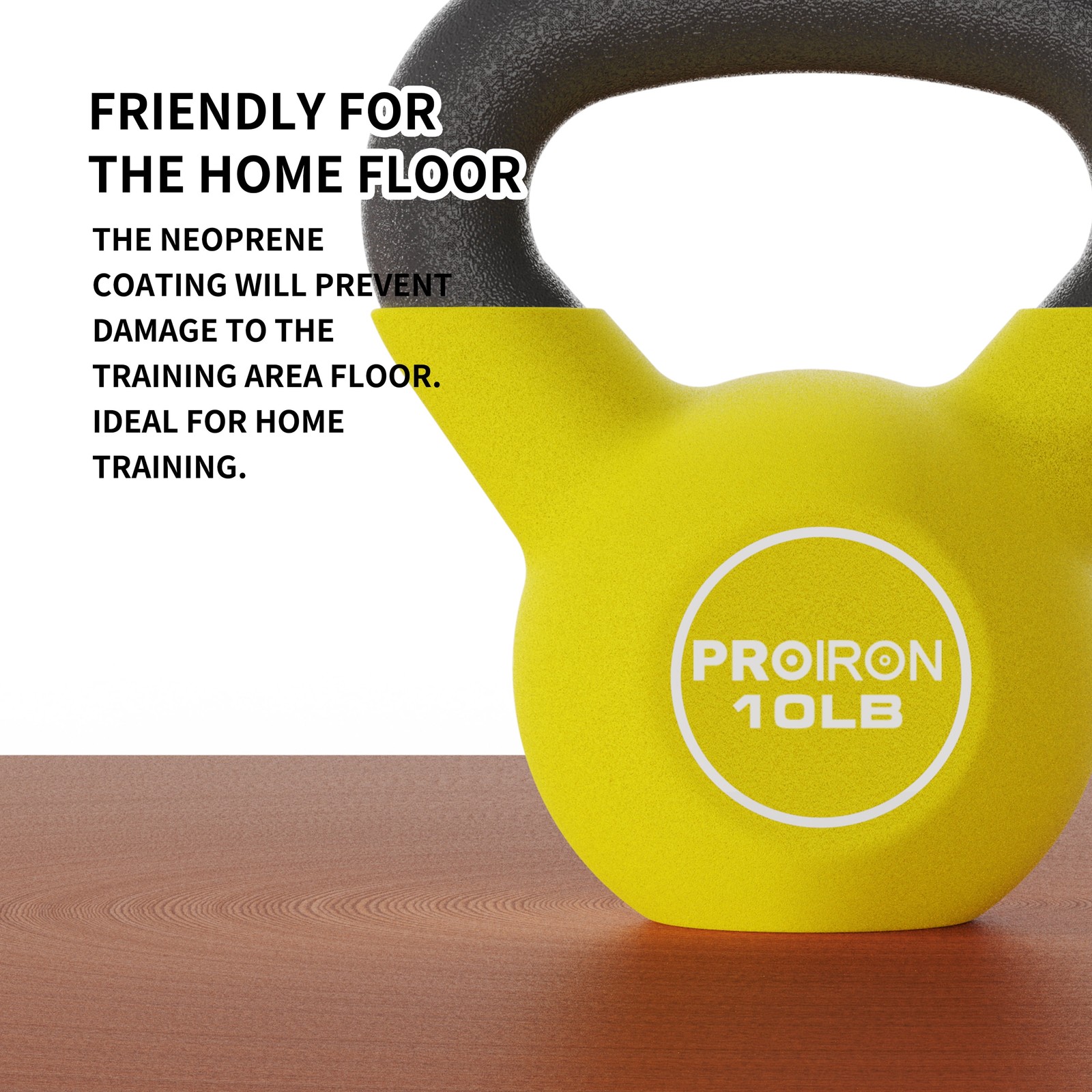 Neoprene Coated Kettlebell 10Lb Single
