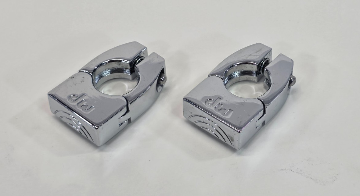 DW 1" Hinged Memory Lock Drum Workshop Chrome (2 pcs)