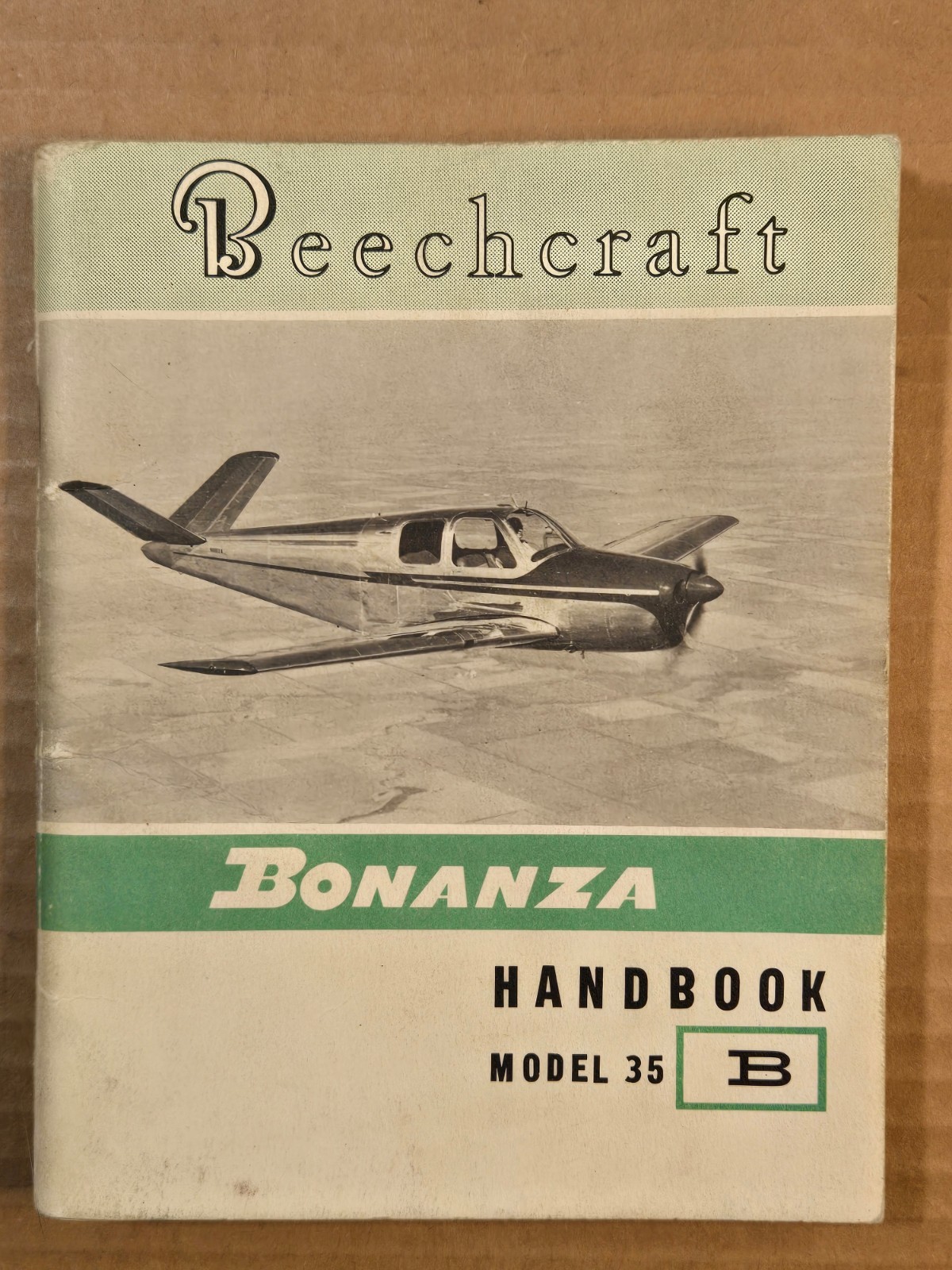 Beechcraft 1950 Bonanza Model 35 B Handbook -  Good Condition