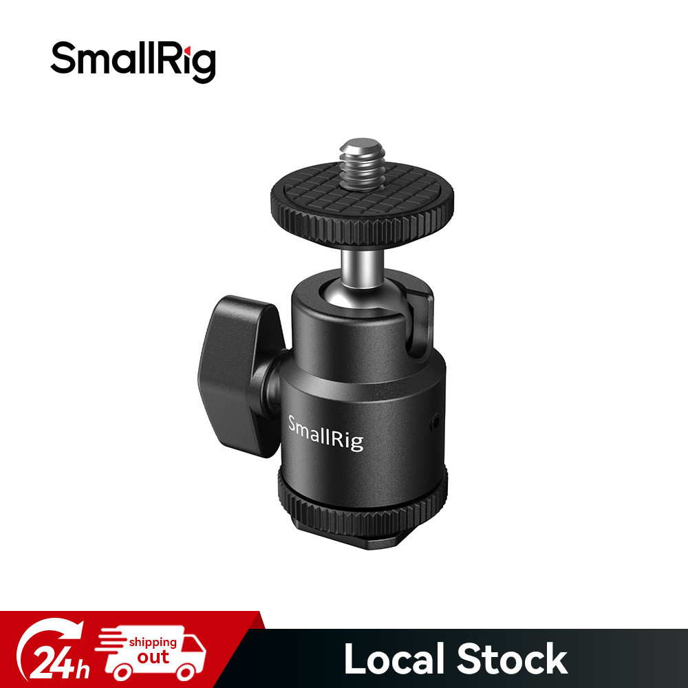 SmallRig Camera Hot Shoe Mount with Additional 1/4" Screw for Canon Nikon - 761