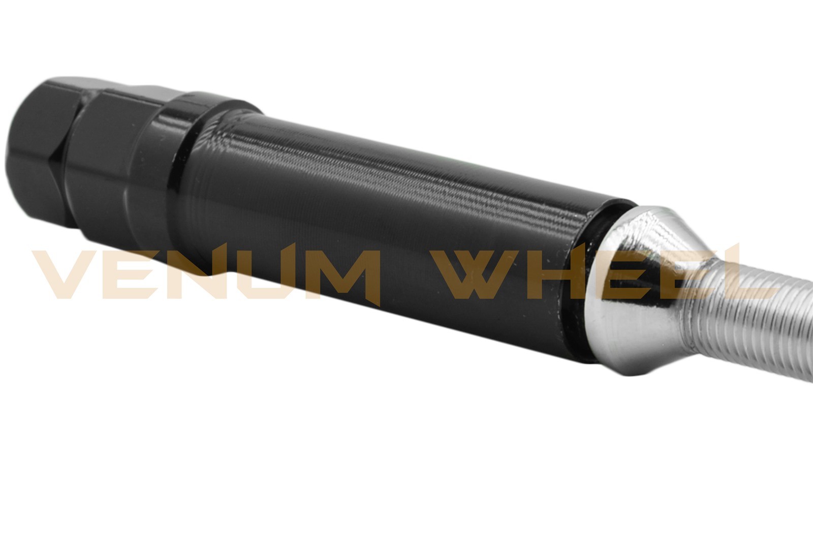 (10) 14x1.5 | 55mm Extended Shank | Chrome Spline Tuner Lug Bolt Replacement Kit