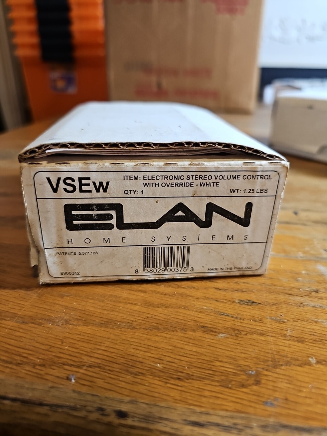 Elan Home Systems Electronic Stereo Volume Control With Override White VSEw