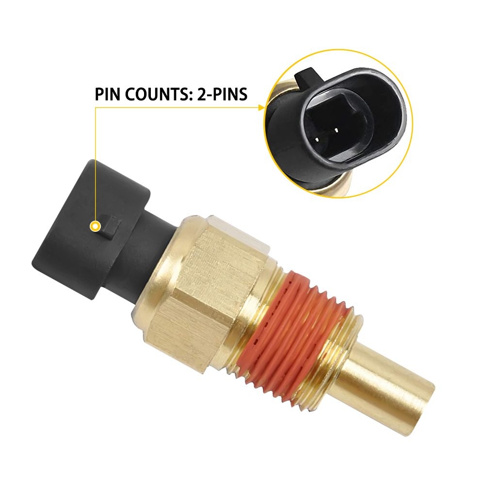 12146312 Engine Coolant Temperature Sensor Water Temp Sensor fit Chevy GMC Honda