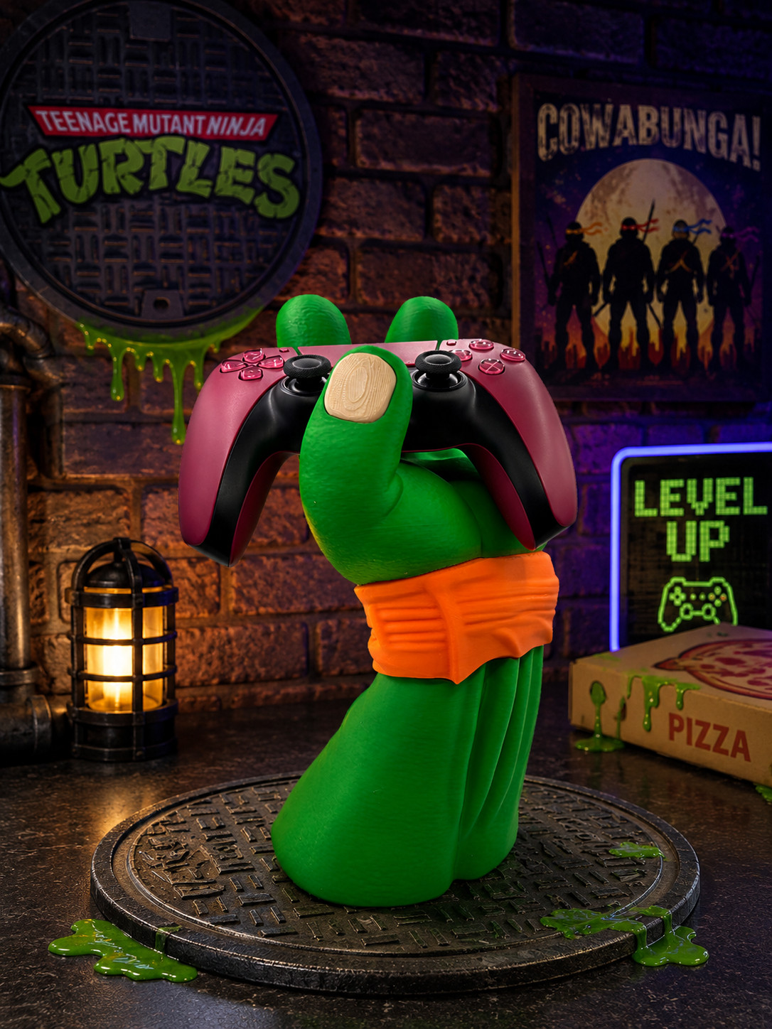 TMNT Inspired Controller Holder Stand | PS5, PS4 & Xbox Series X|S Compatible