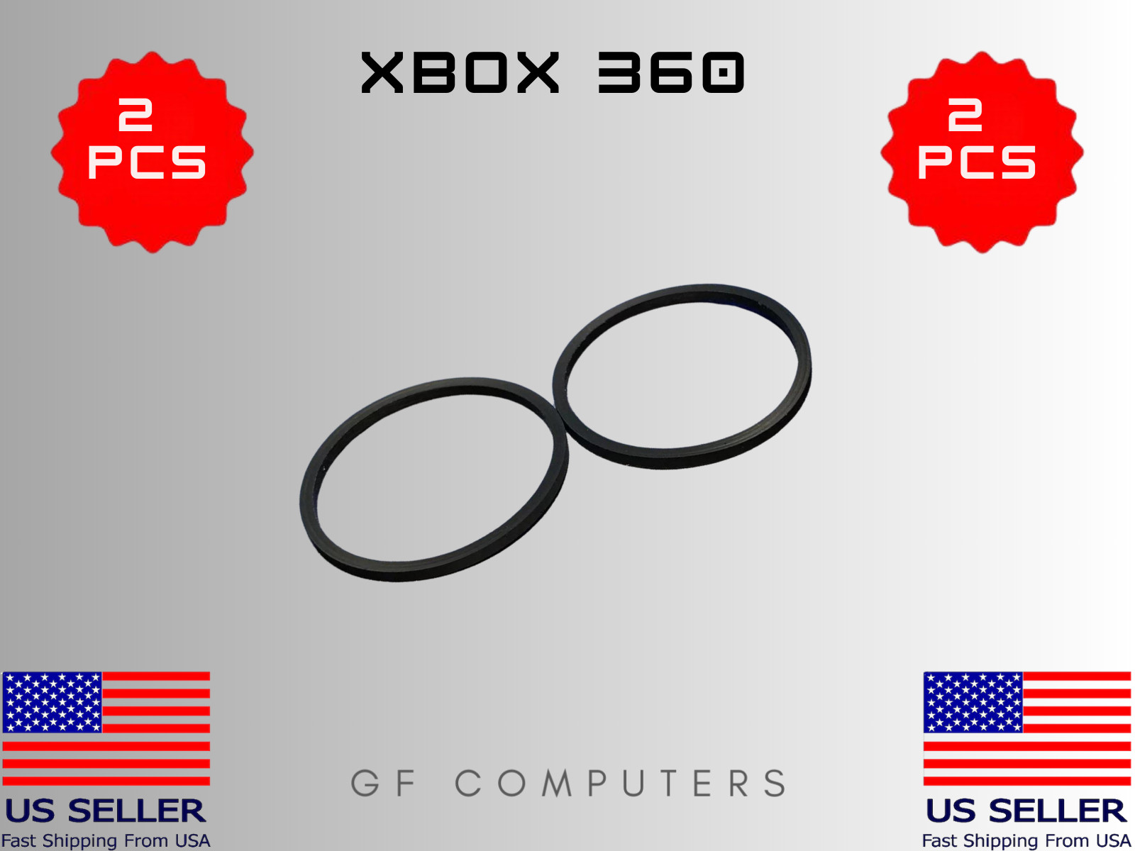 2 x Original Xbox Thomson Thompson TGM600 TGM-600 Replacement Drive Band Belt