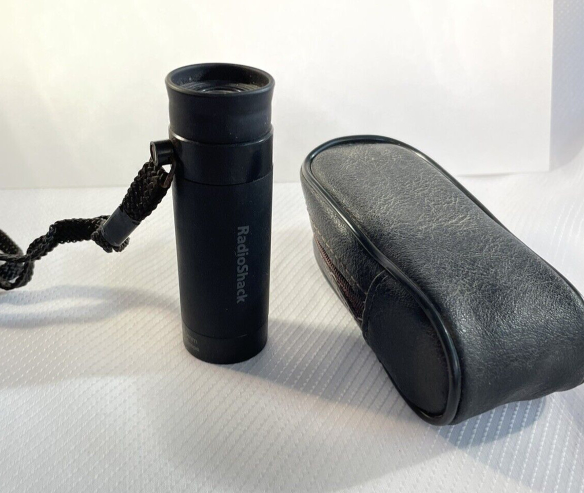 RANGEFINDER Radio Shack 5 x 20MM Golf Scope Rangefinder Black Case EUC
