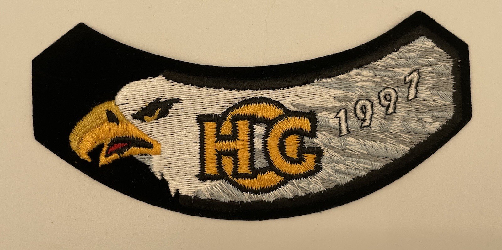 1997 HOG Harley Davidson (Harley Owners Group) Exclusive Club Rocker Patch