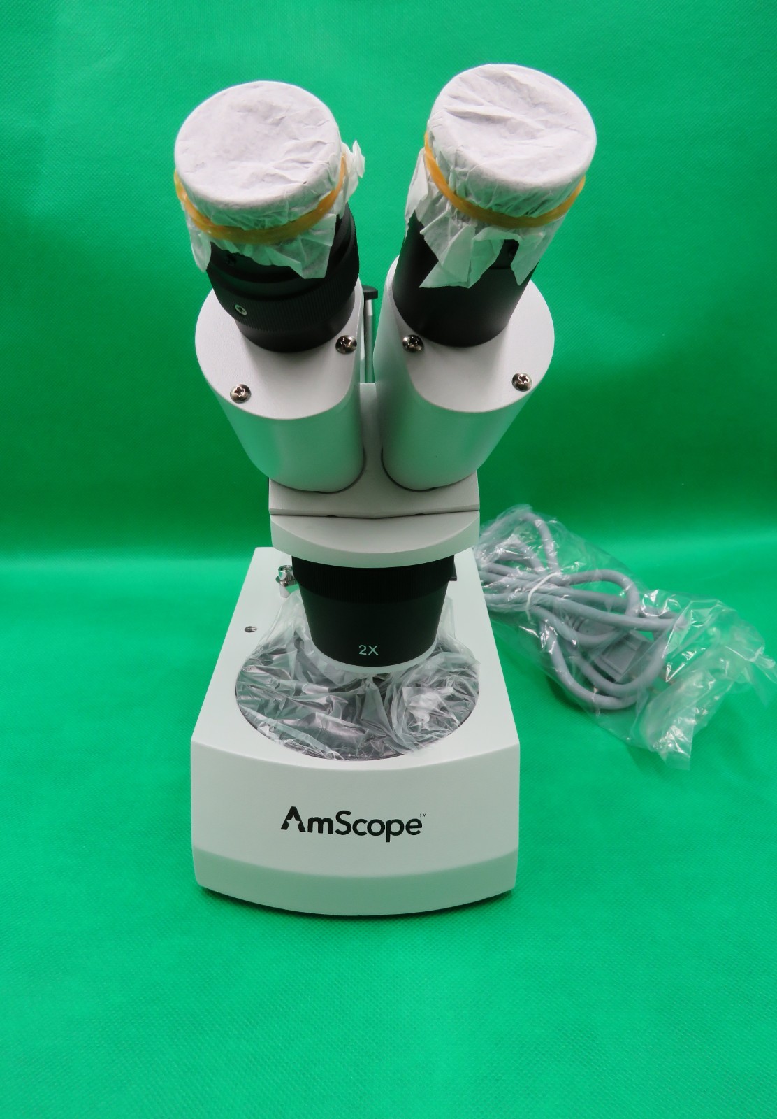 AmScope SE306R-PZ Binocular Stereo Microscope on a Pillar Stand