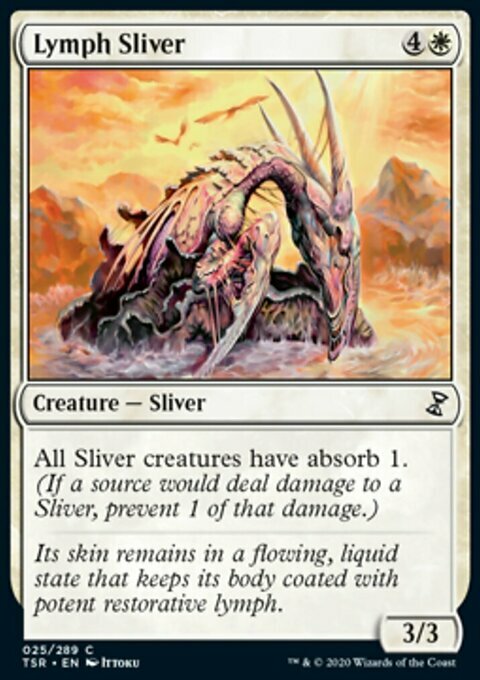 Magic the Gathering MTG Lymph Sliver (25) Time Spiral Remastered   LP
