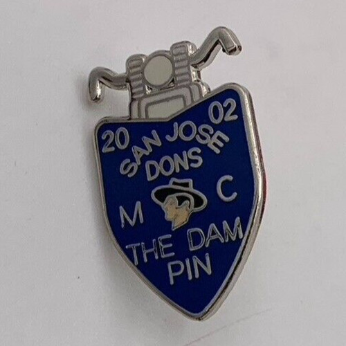 VTG San Jose Dons MC Dam Pin 2002 Harley Davidson Motorcycle Riders Button Pin