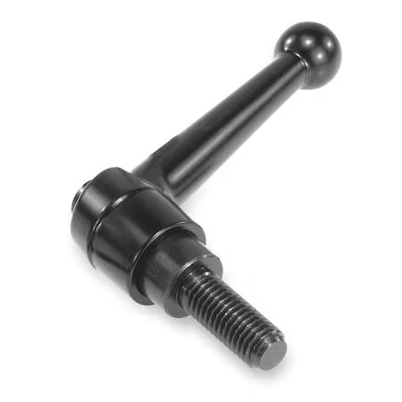 Kipp K0116.2081X20 Adjustable Handle, Size: 2 M08x20 Zinc, Black Satin, Comp: