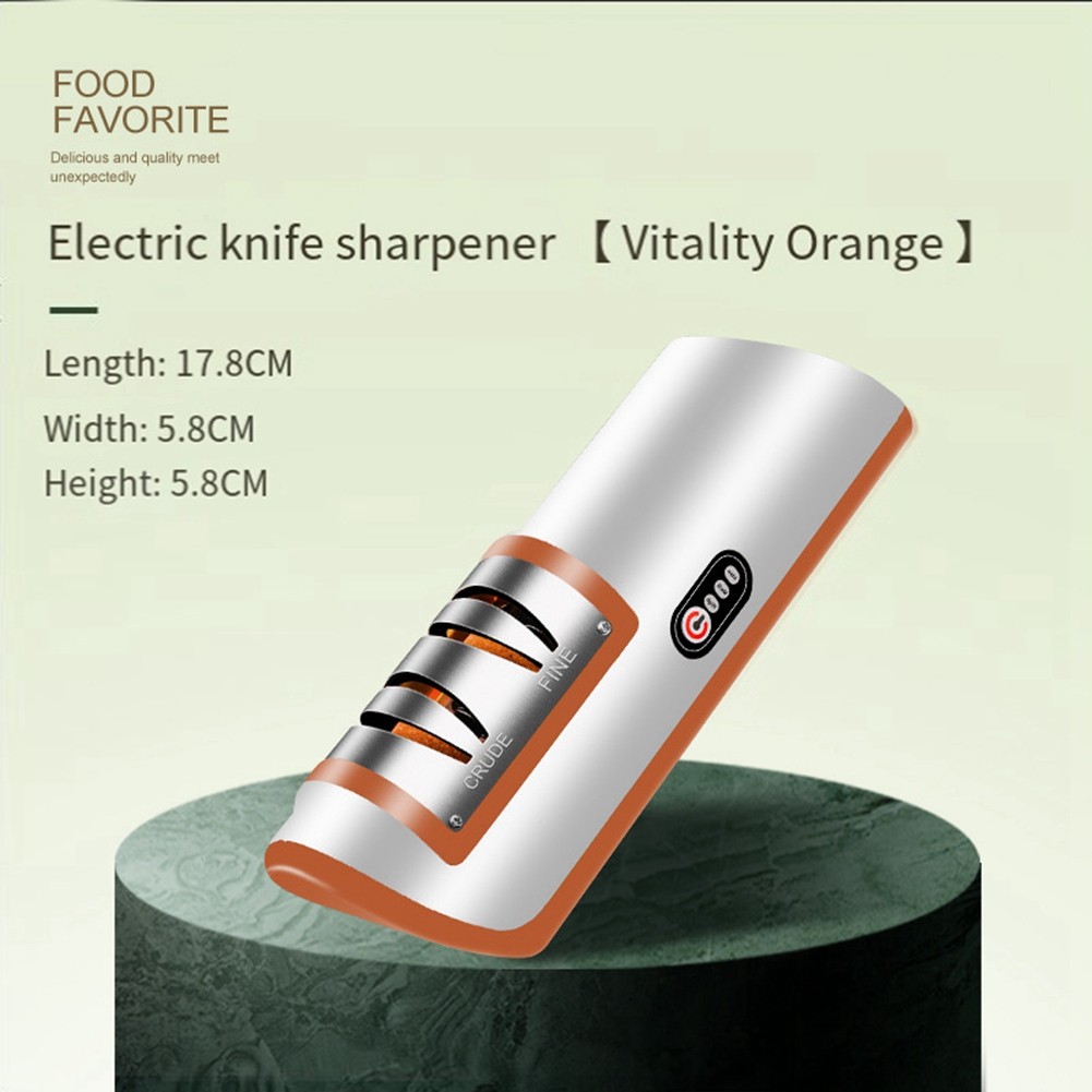 Electric Sharpener Automatic Adjustable Kitchen Tool for Fast Sharpening 1675