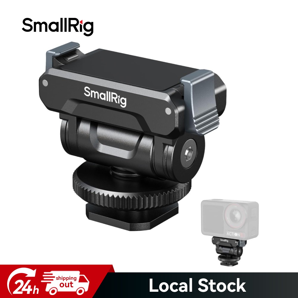 SmallRig Cold Shoe Adapter Mount for DJI Osmo 360/Action 5 Pro/4/3 Camera