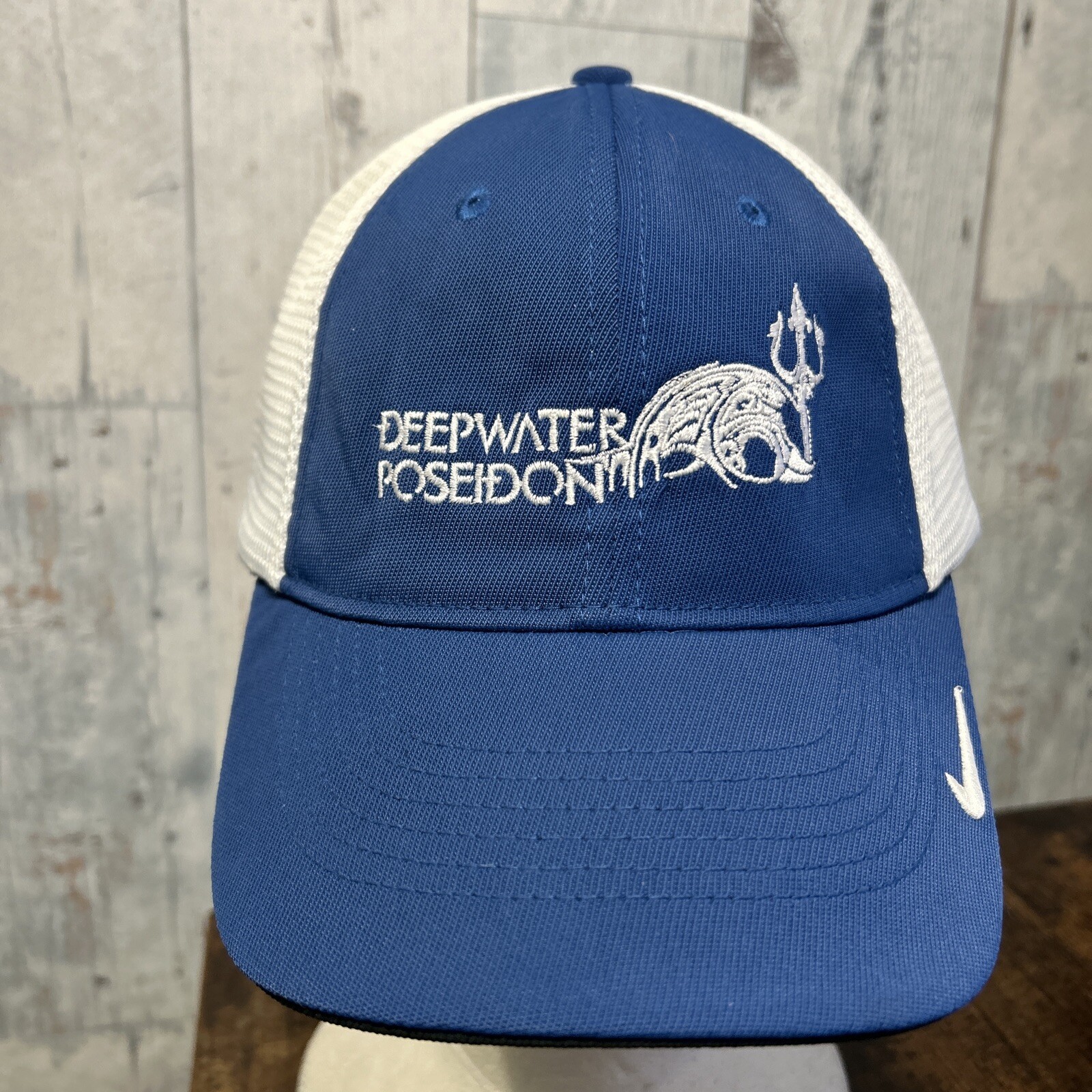 Nike Golf Stretch Fit Hat Mesh Back. DeepWater Poseidon Logo