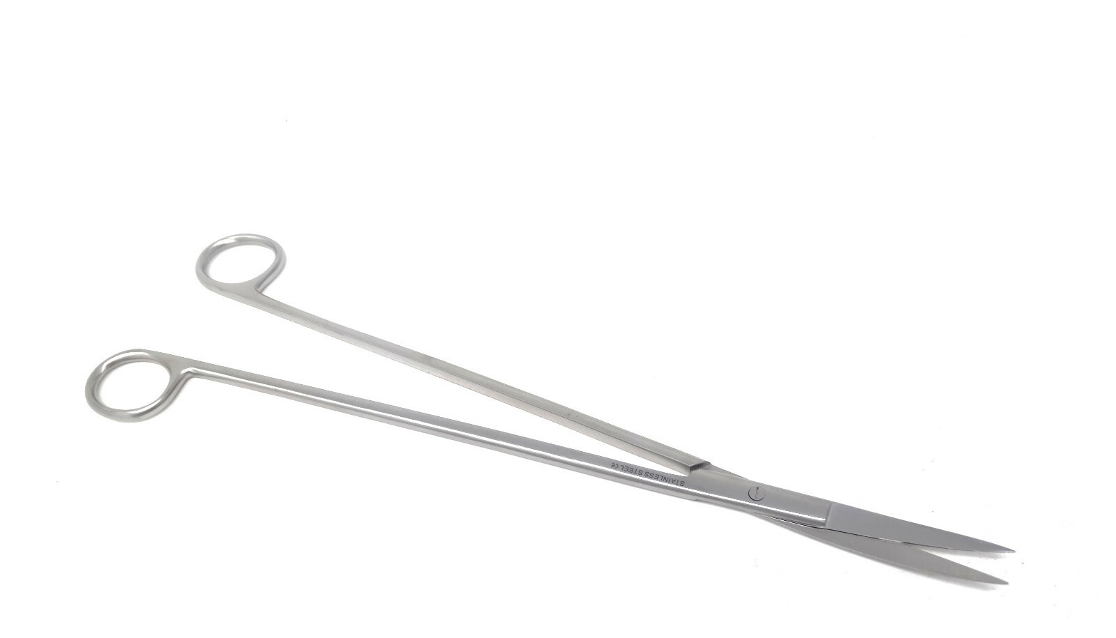 Long Handle Aquascaping Fish Aquarium Cleaner Scissors Straight 12" Sharp/Sharp