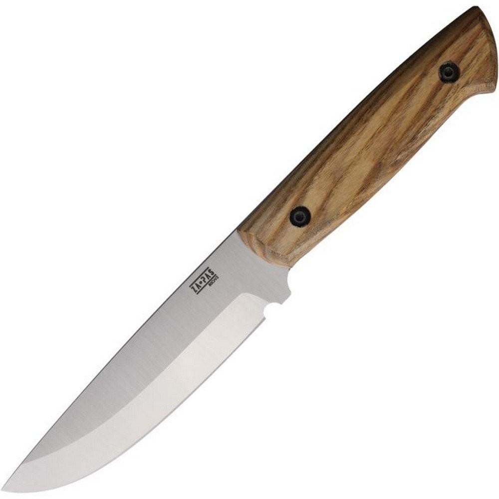 ZA-PAS Knives Explorer Fixed 80CrV2 Tool Steel Blade Wood Handle - EPL-J-NCV