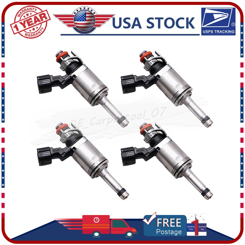4pcs Fuel Injectors For Ford Focus 2012-2018 Ecosport 2018-22 2.0L L4 CM5E-BB