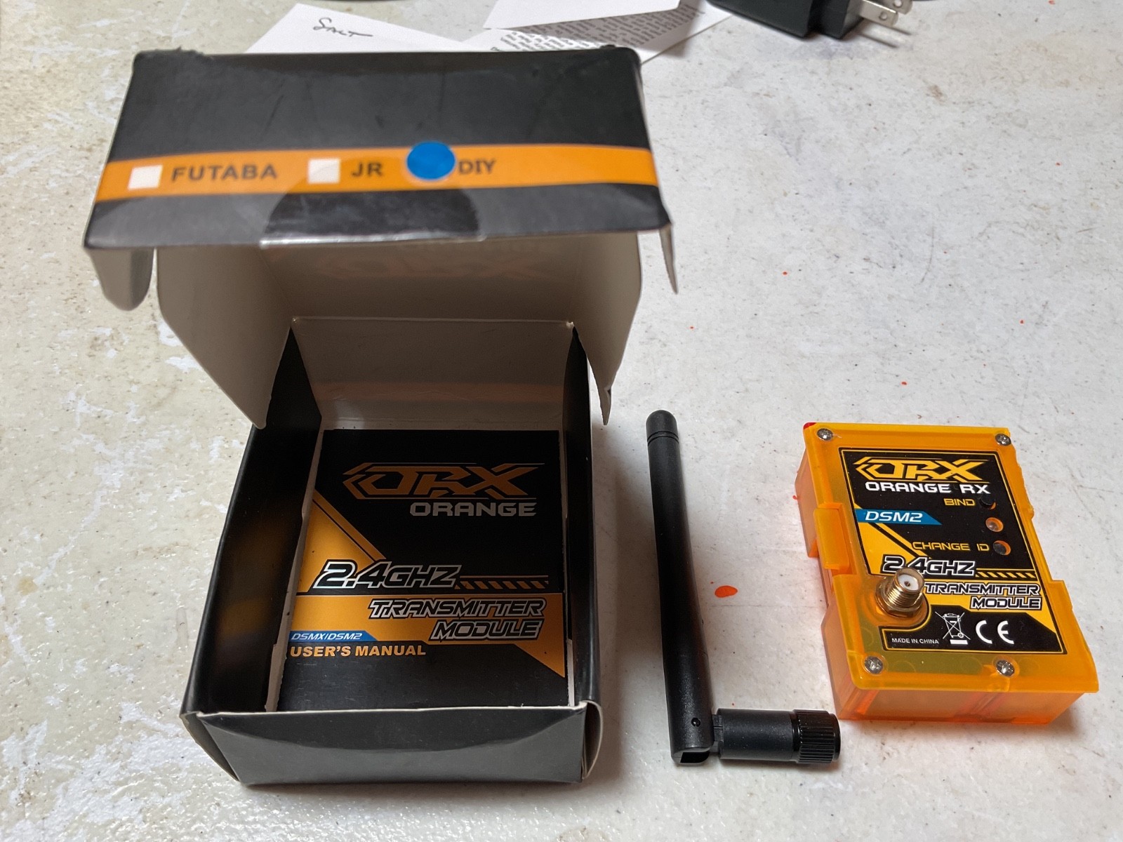 Orange ORX 2.4 Transmitter Module (DIY) Convert JR radio to  2.4 GHZ